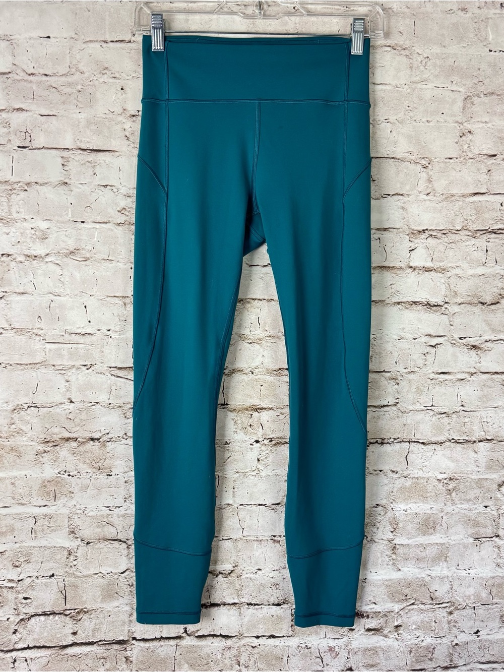 Lululemon Women's Size 6 In Movement Tight Leggings Laguna Teal W5BPGS 25" Yoga